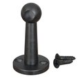 Designs Of Distinction Gallery Rail End Post - Flat Black 01HC9003WR1